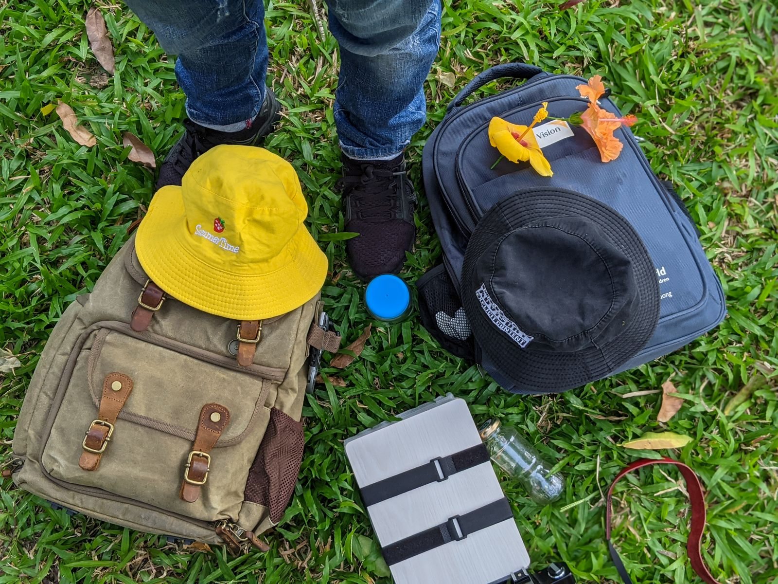 Zaini, borraccia e accessori per una sosta all'aperto